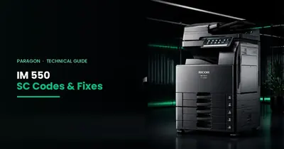 Ricoh photocopier in a modern office – Ricoh IM 550 SC error codes and fixes