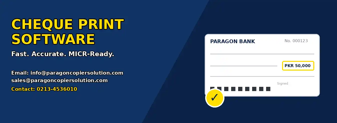 cheque printing software in karachi